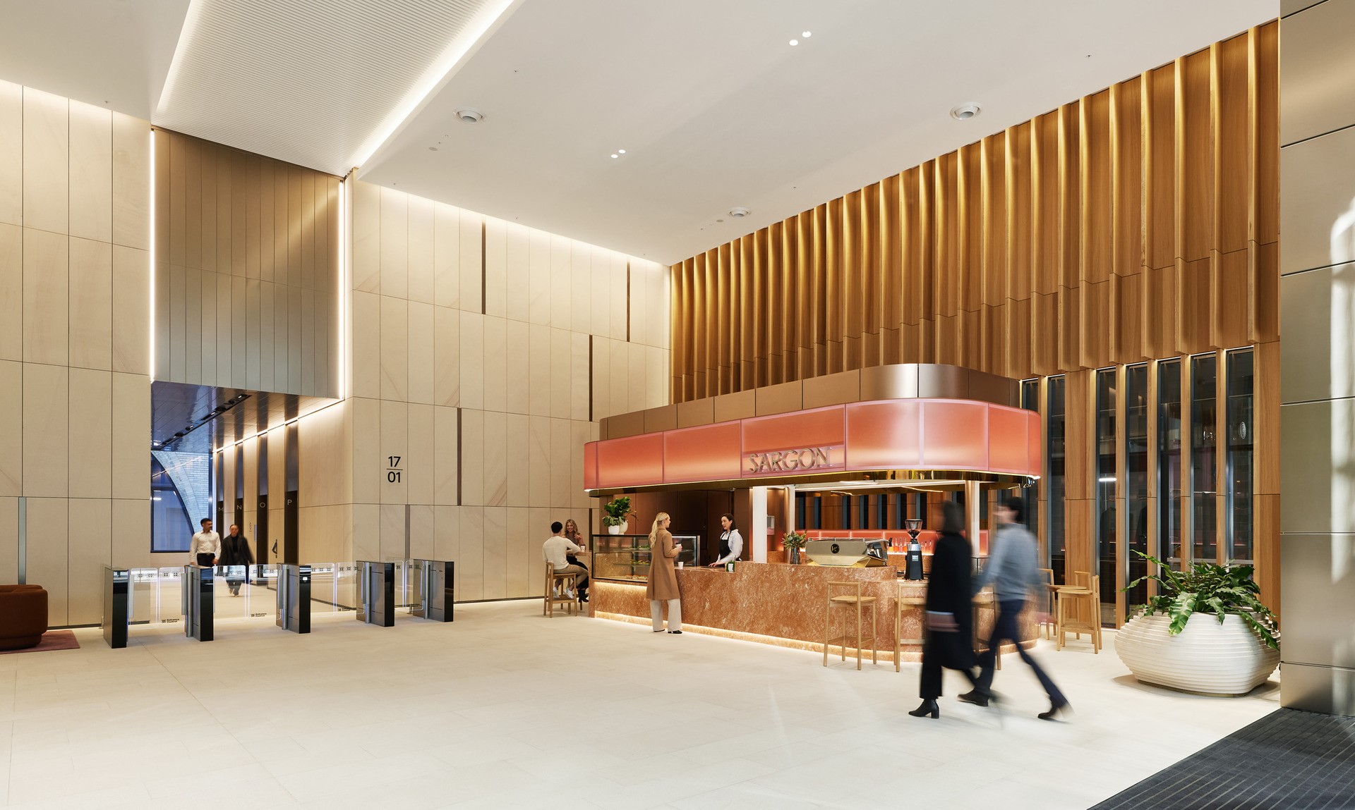 Integrated entrance control elevates futuristic Melbourne Quarter Tower - 1