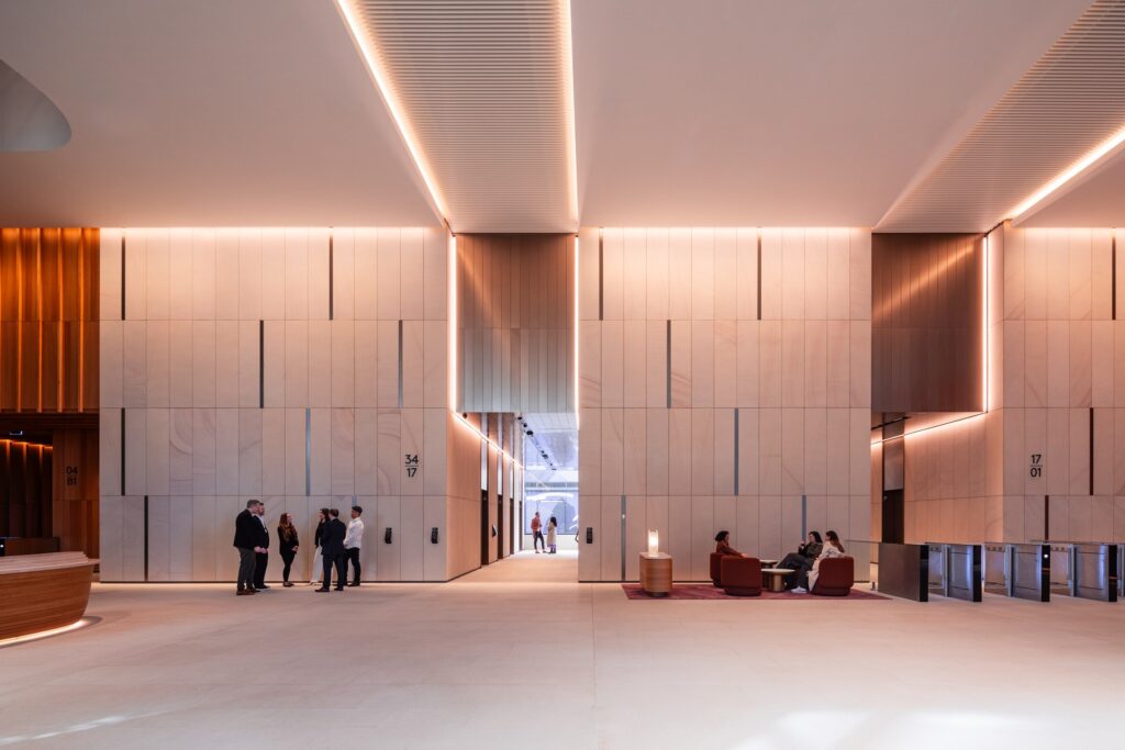 Integrated entrance control elevates futuristic Melbourne Quarter Tower-2